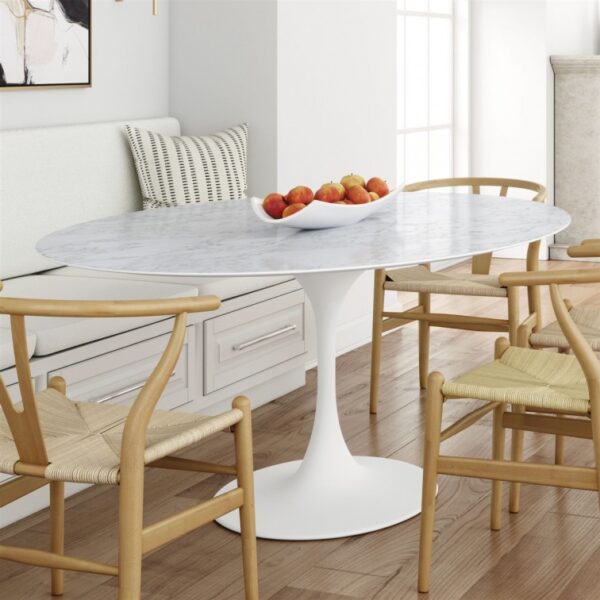 dining oval table tulip